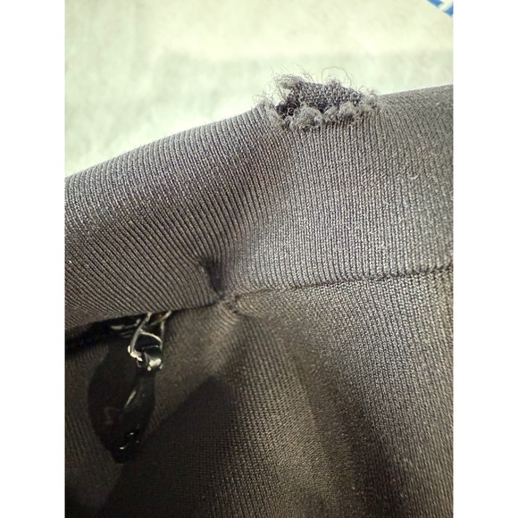Lululemon Athletica Black Mesh Inset High Rise Leggings Size 4 - Picture 5 of 8